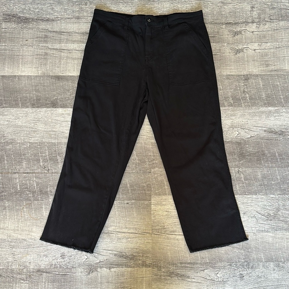 SUPPLIES BY UNIONBAY High Waist Crop Straight Leg Pants